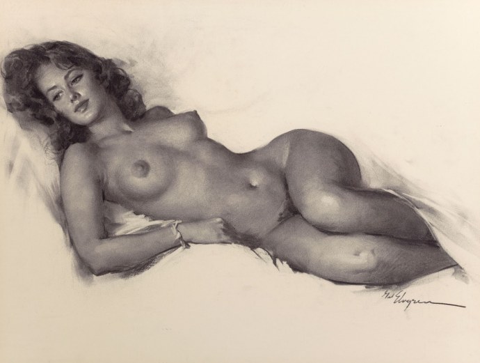 Художник Gulyas Венгрия nude
