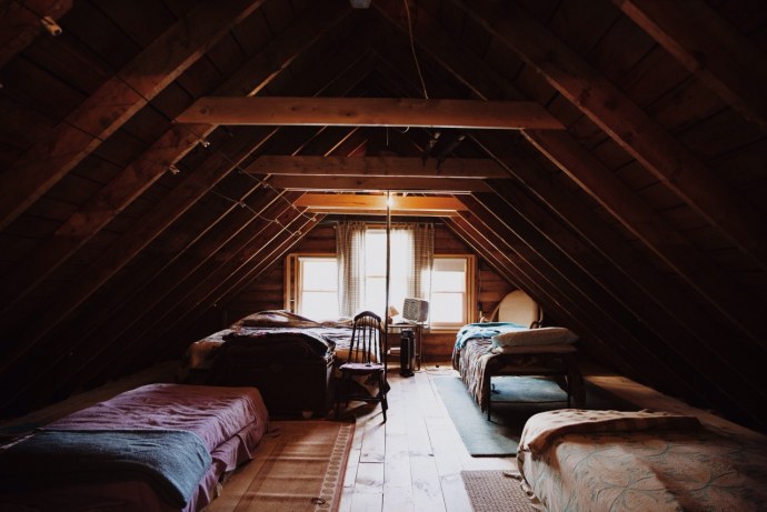 Спальня на чердаке