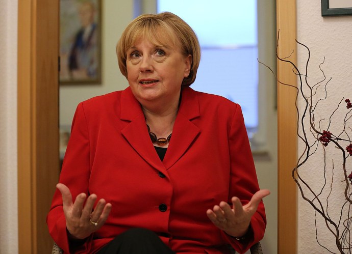 Канцлер Германии ангела Меркель в молодости