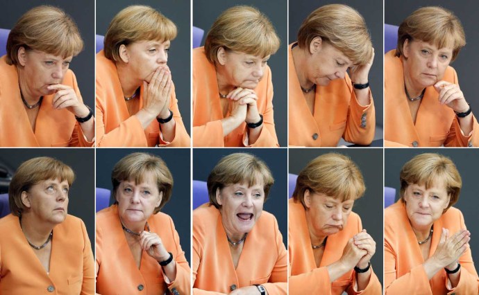 Ангела Меркель маникюр