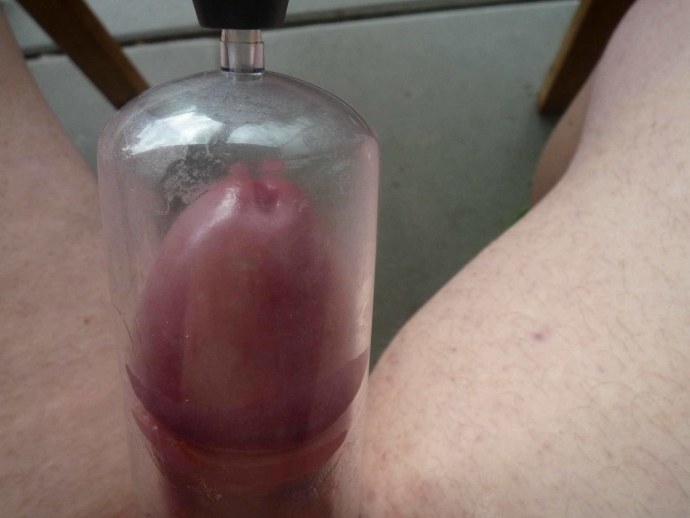 Пенис после вакуумной помпы