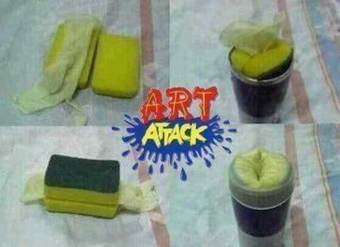 Самодельный мастурбатор из перчаток