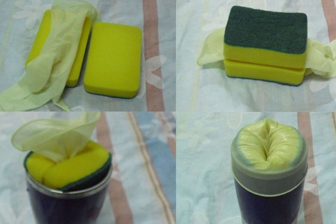 Мужской мастурбатор из губок