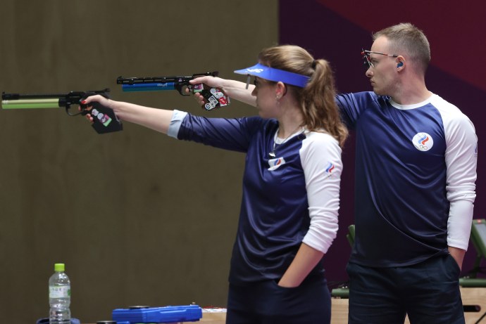 Виталина Бацарашкина стрельба