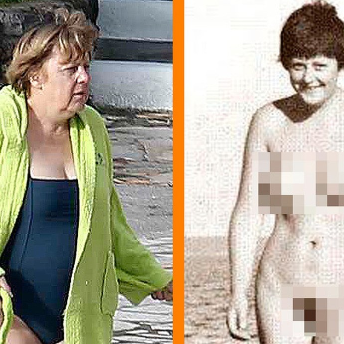 Меркель порно фото