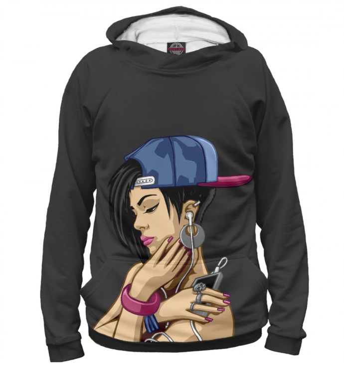 Девушка в белой кофте