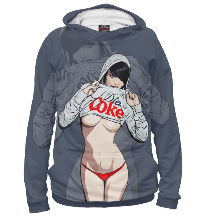 Девушка в толстовке