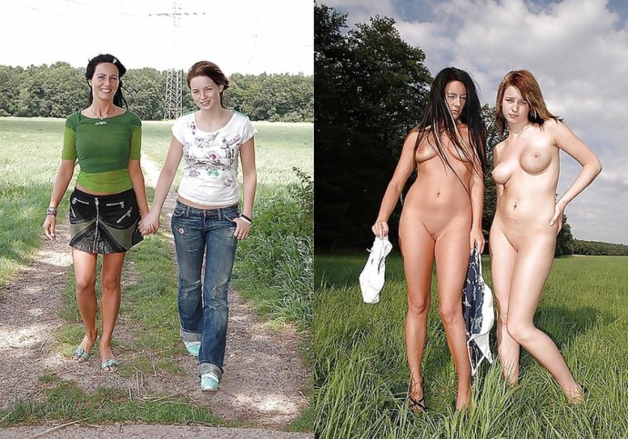 Одетые раздетые на корточках