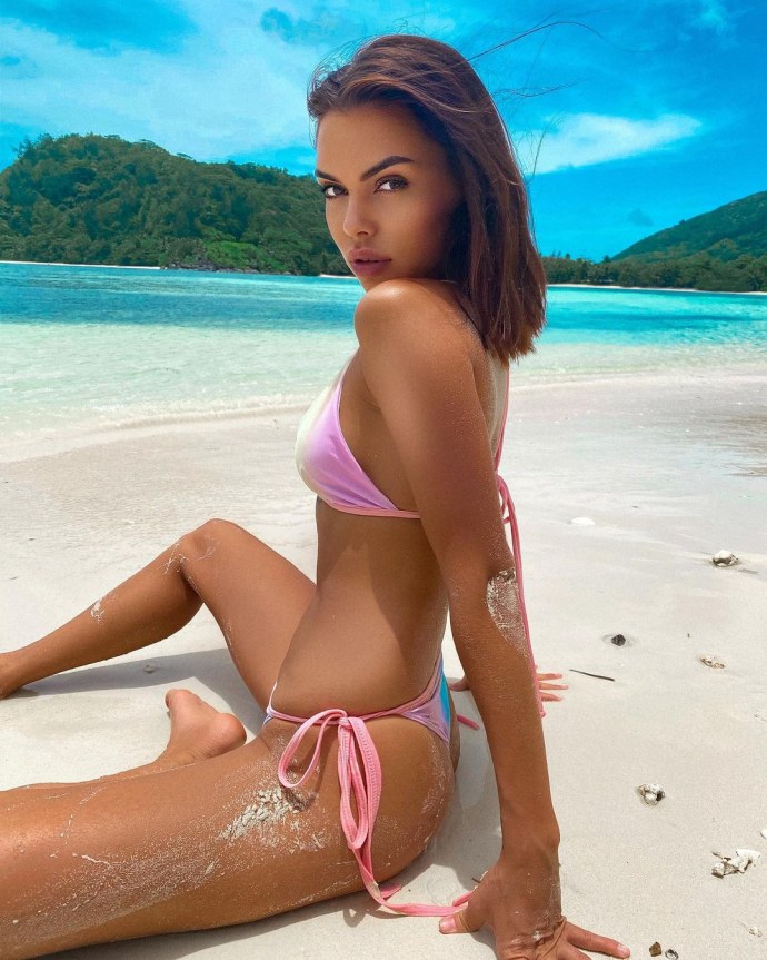 Алина Галимова на Сейшелах