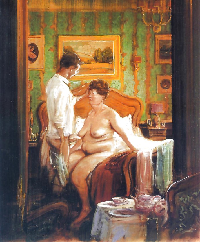 Маленькая натурщица ню