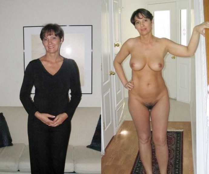 Девушки раздетые до и после