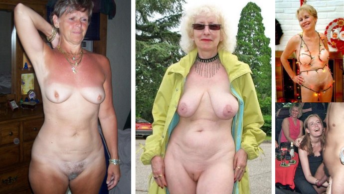 Старушки одетые и раздетые