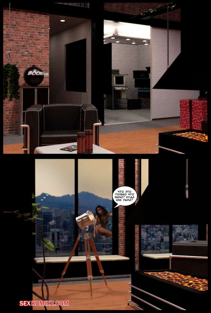 Голая жена перед зеркалом