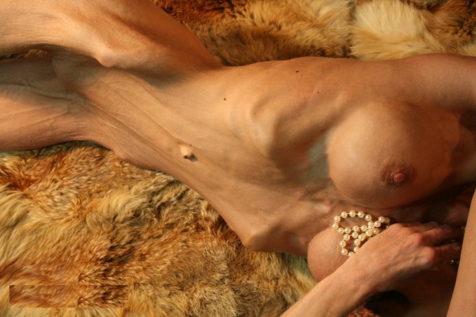 Голые тощие Анорексички