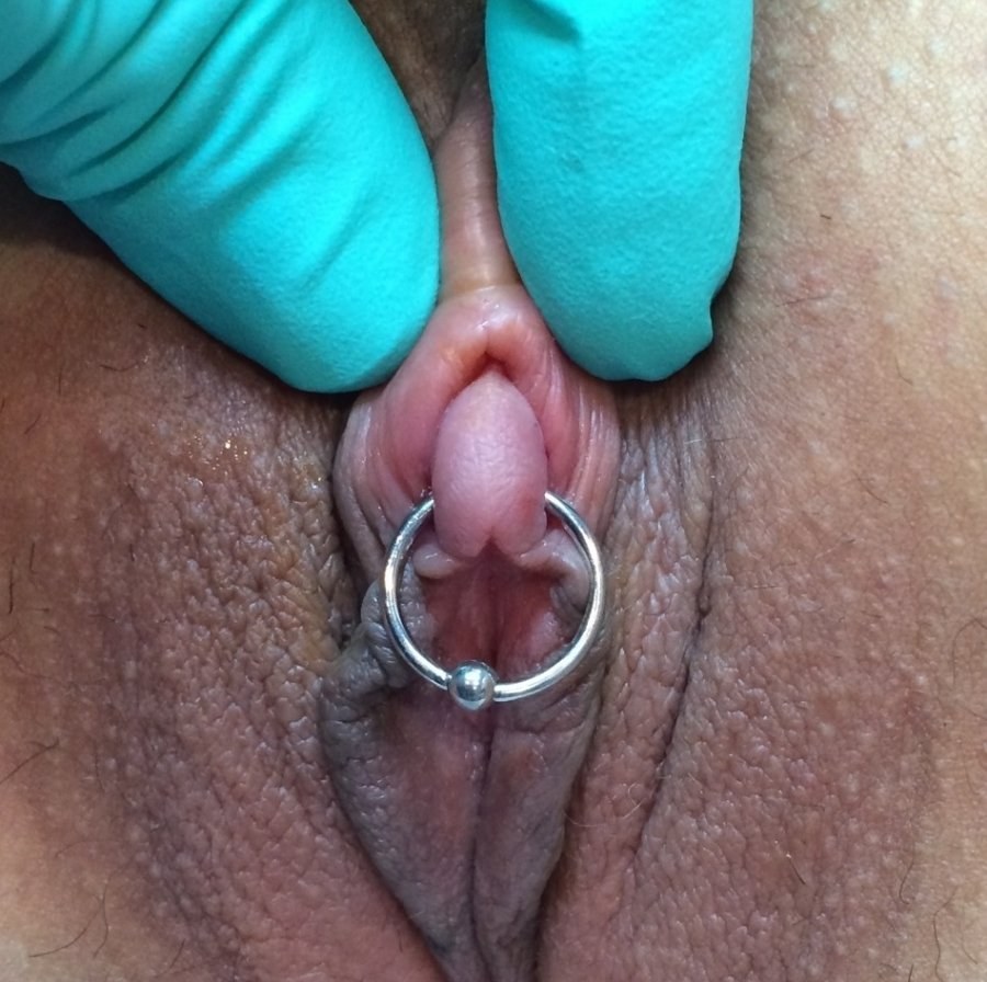 Clit piercing porn
