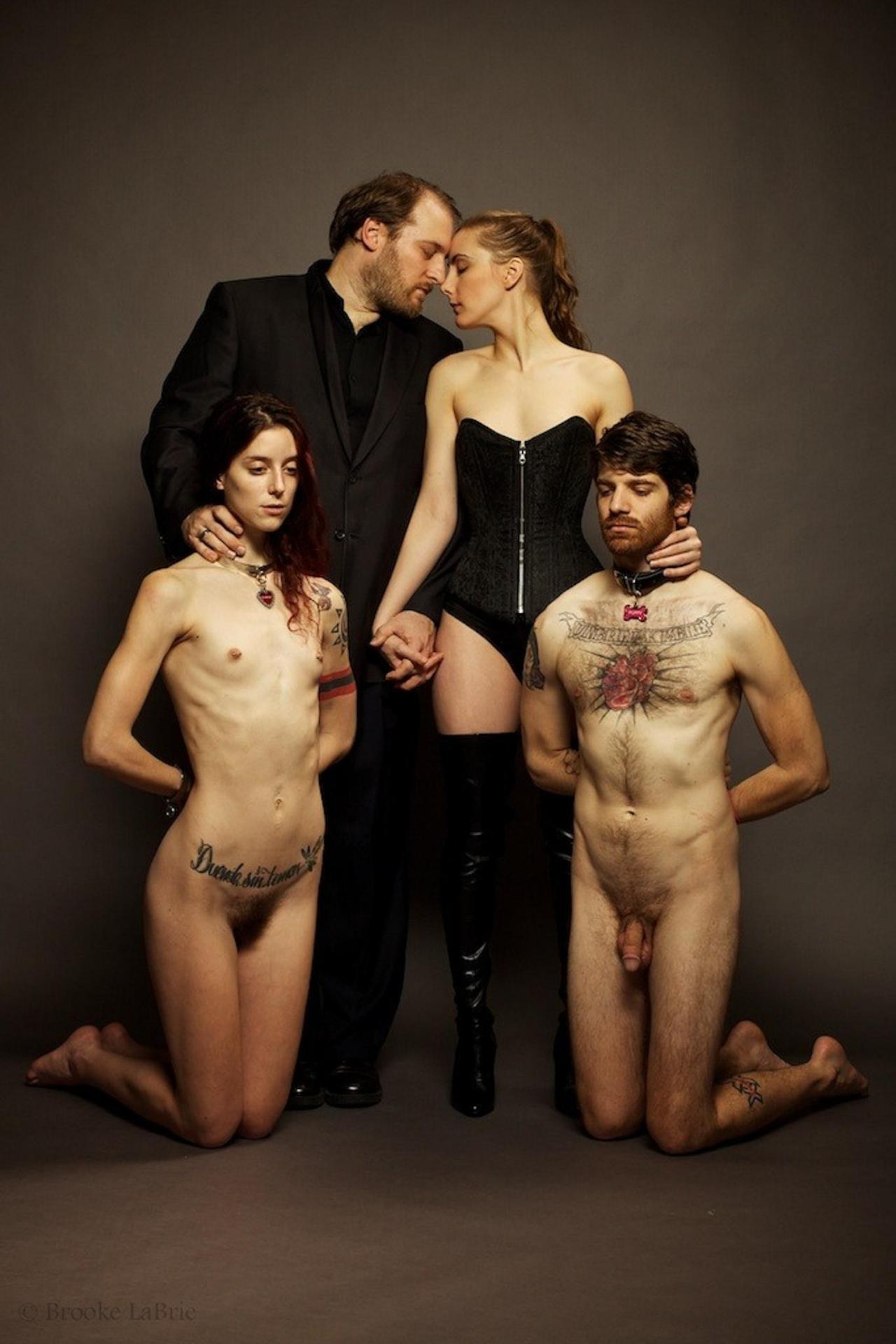 Bdsm three men and one woman relationship
