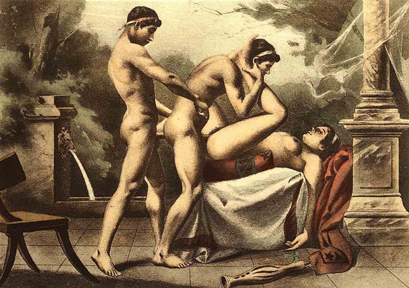 Ретро порно древних людей (75 фото)