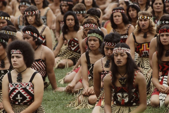 Женщины Маори групповой снимок