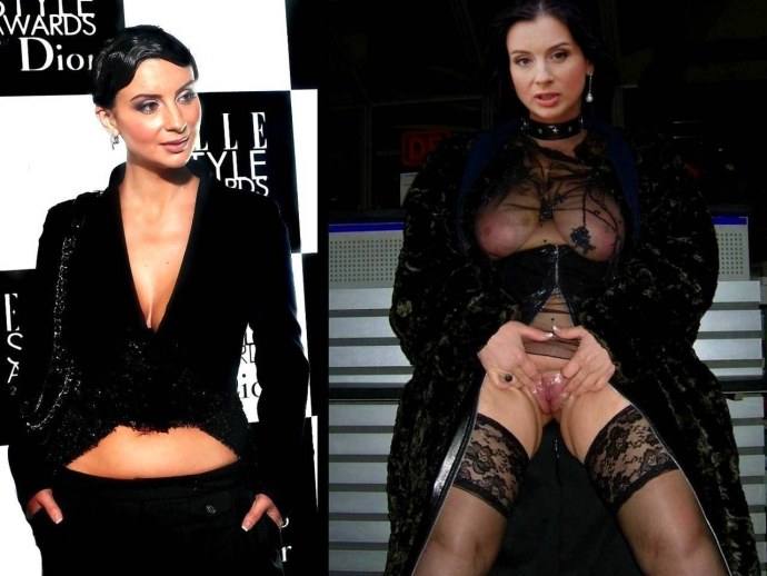 Засветила волосатые губы