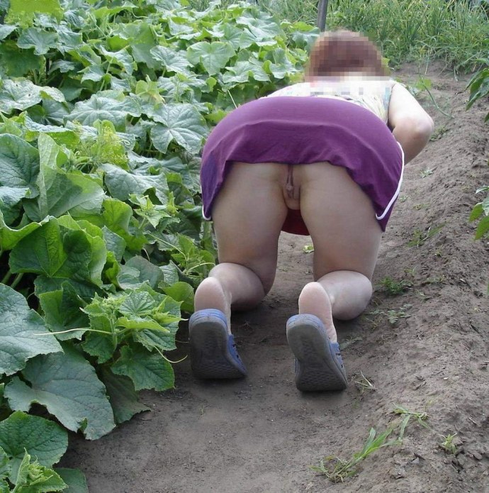 Женщины рачком на даче