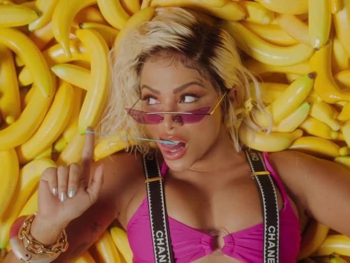 Банан и персик