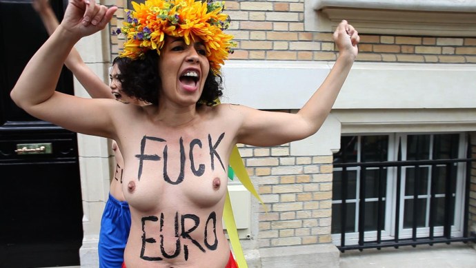 Украинские голые активистки