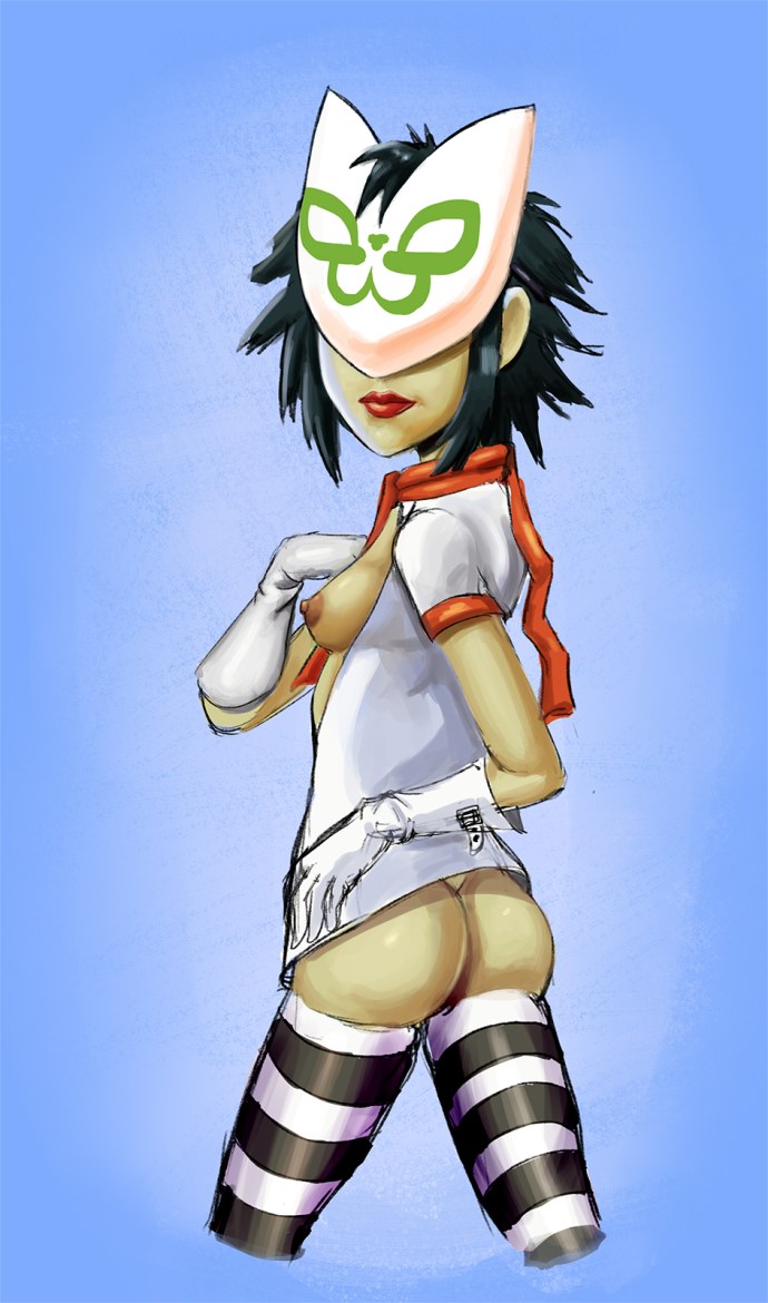 Noodle Gorillaz большие сиськи