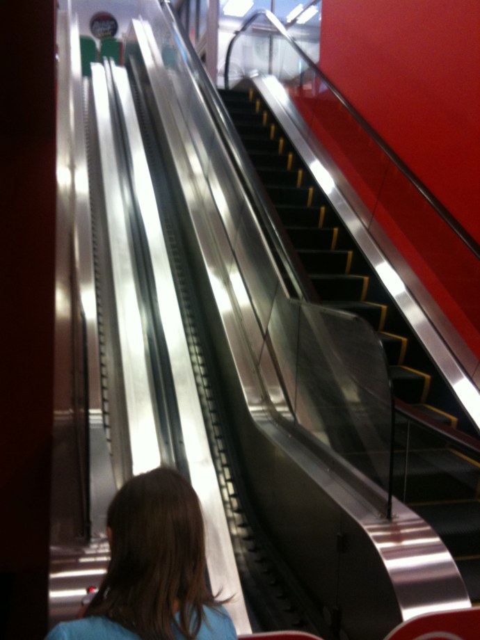Вуайерист юбка эскалатор