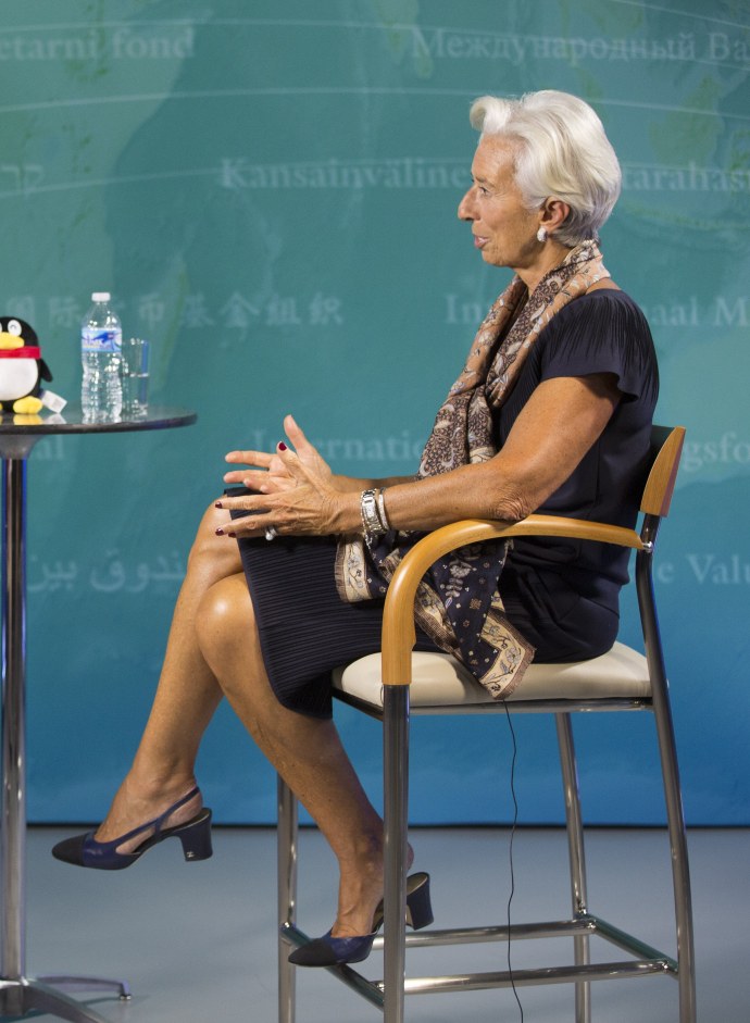 Кристин Лагард Кристин в молодости