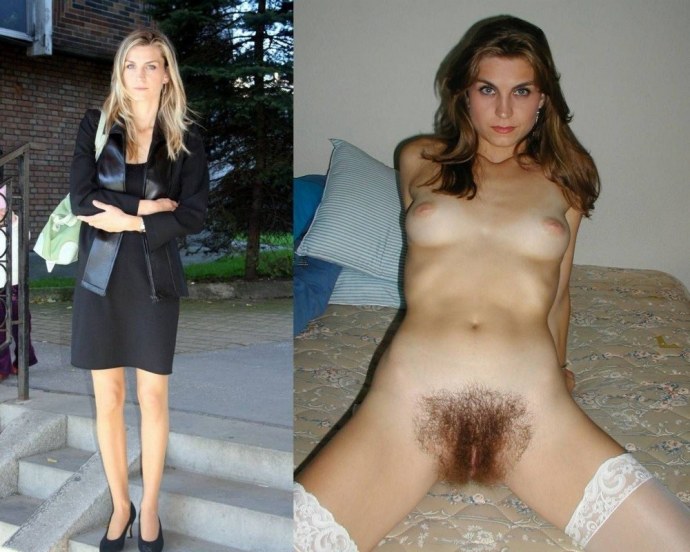 Обычные женщины одетые и раздетые