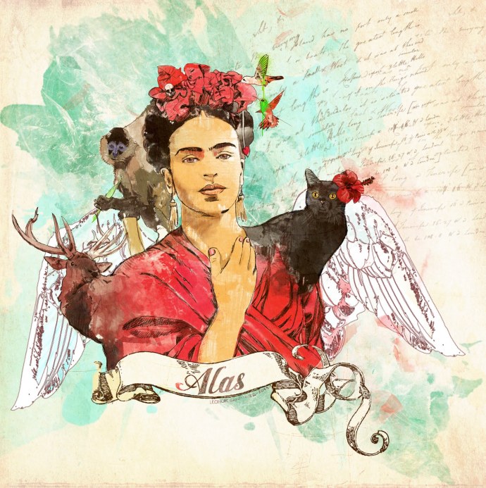 Картина Фрида с сигаретой