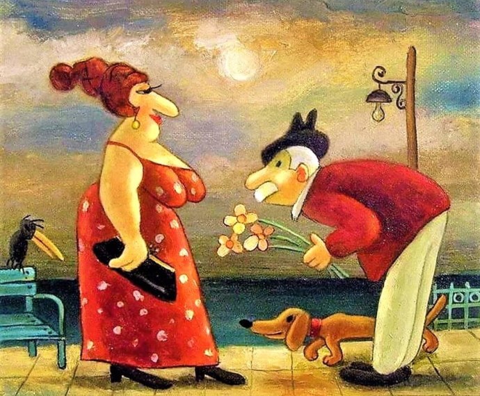 Живопись наивное искусство Марина и Димитар Богдановы