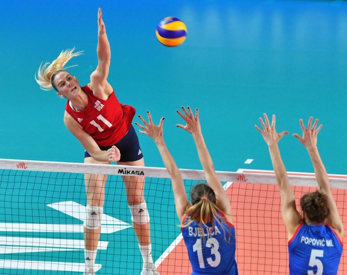 Outside hitter волейбол