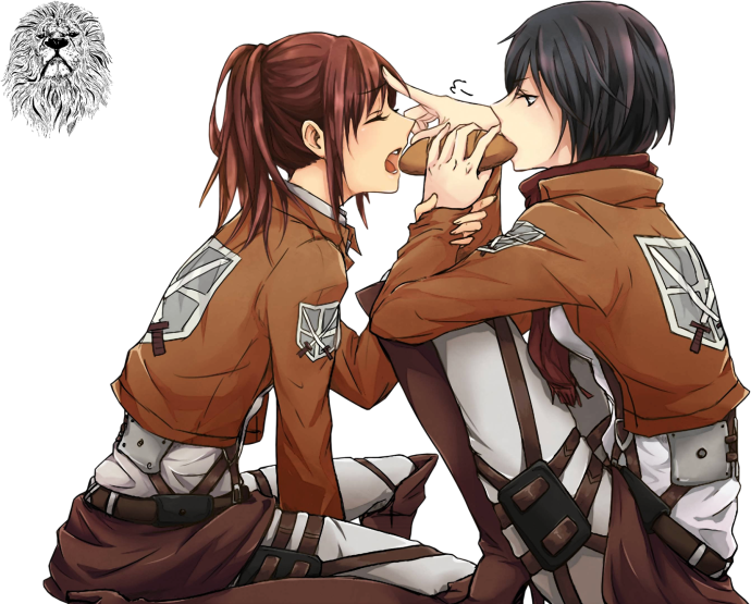 Хентай вторжение титанов Саша