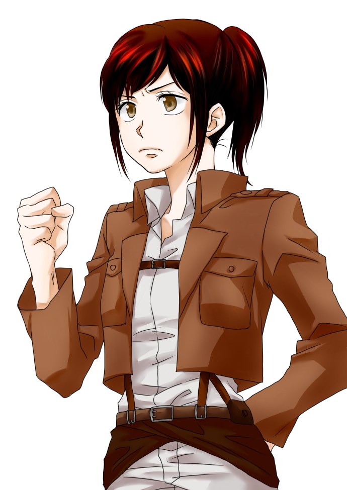 Атака титанов Ханджи Зоэ хентай