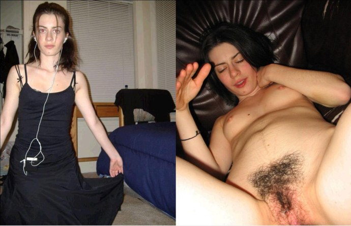 Волосатые киски под одеждой