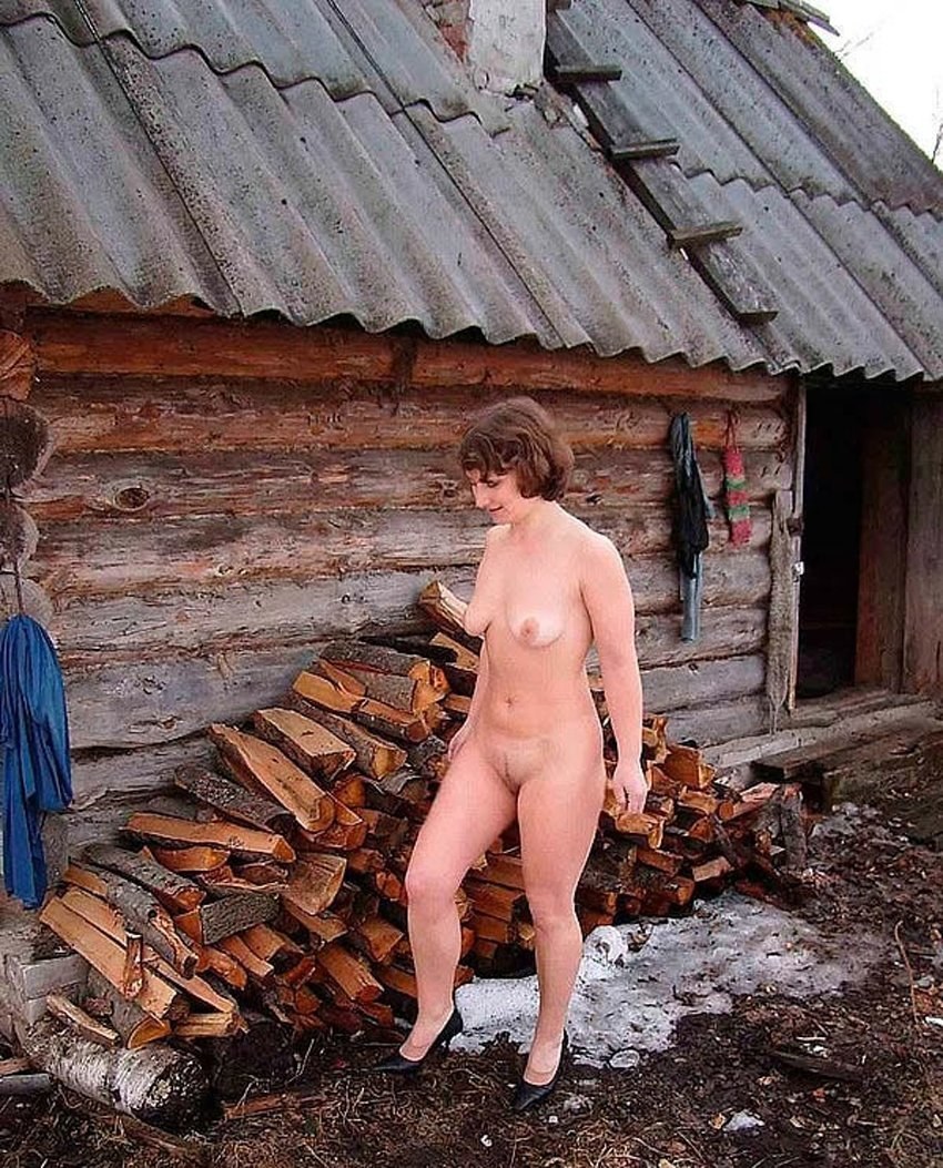 Порно видео голая деревня