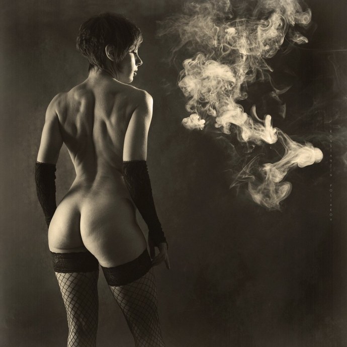 Художественное позирование ню