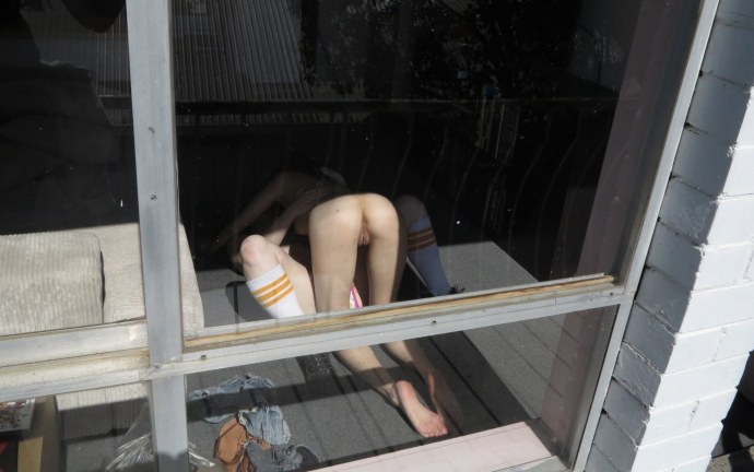 Ночные окна подсмотренное