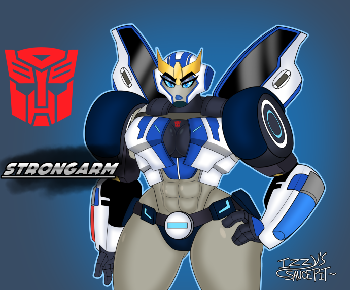 Трансформеры Стронгарм хентай