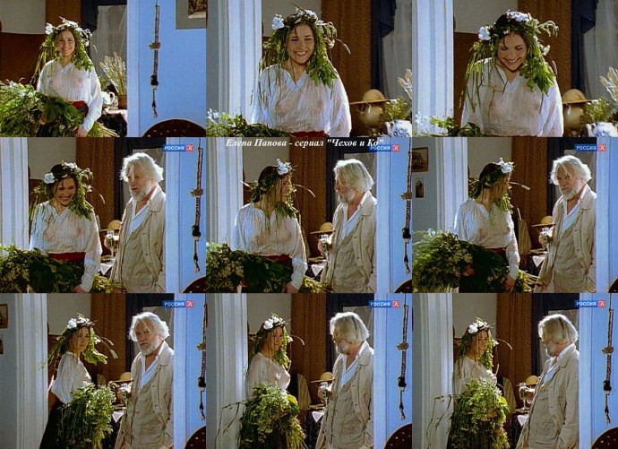 Голая Вероника на речке