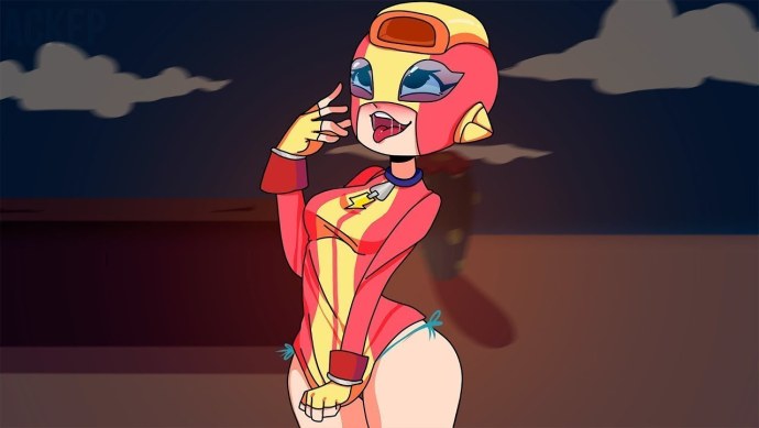 Пустой скетч девушки