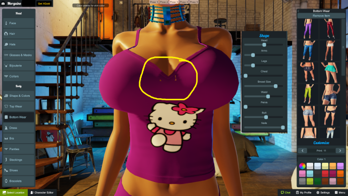 Симулятор красивой девушки