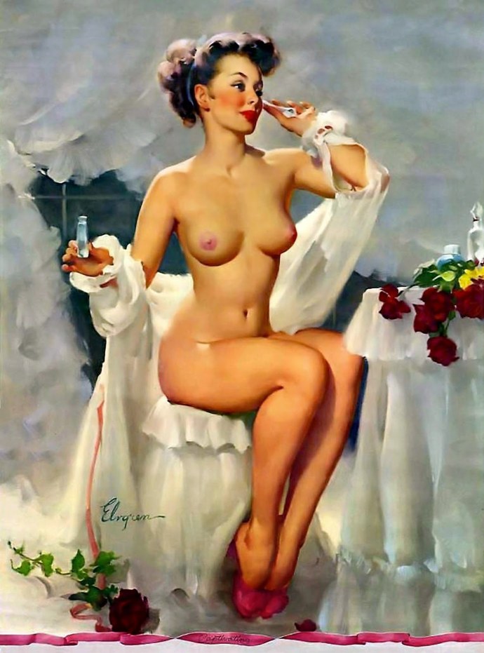 Голые знаменитости в стиле пин-ап