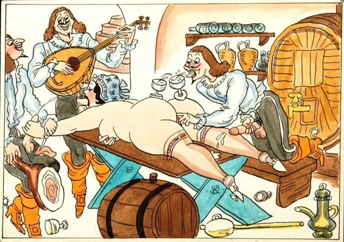 Порнокомикс три мушкетера