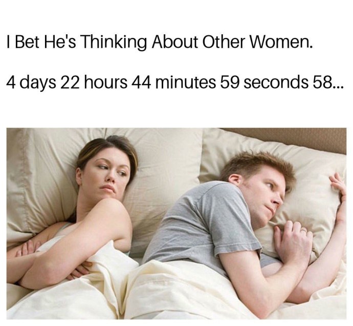 О чем он думает о бабах Мем