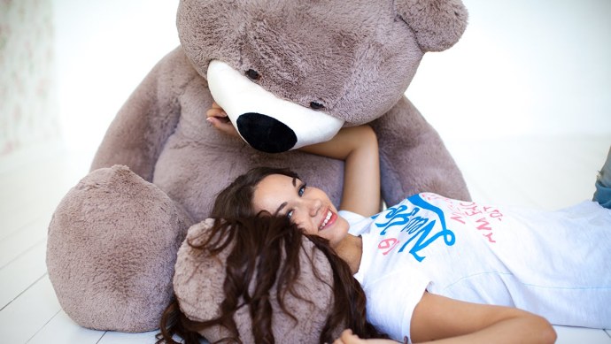 Большой плюшевый мишка Тихон