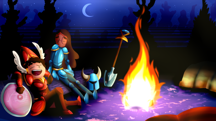 Студенты у костра