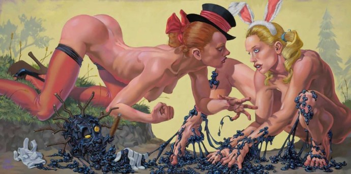 Мужской пенис в живописи