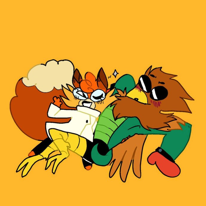 Фурри Лис в профиль